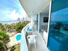 Vista al Mar Espacioso Apartamento para Siete personas